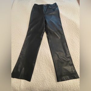 Vince leather pants x-small. NWOT